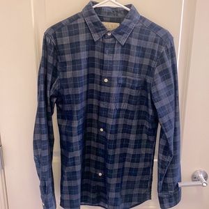 Jack Wills mens button down plaid shirt